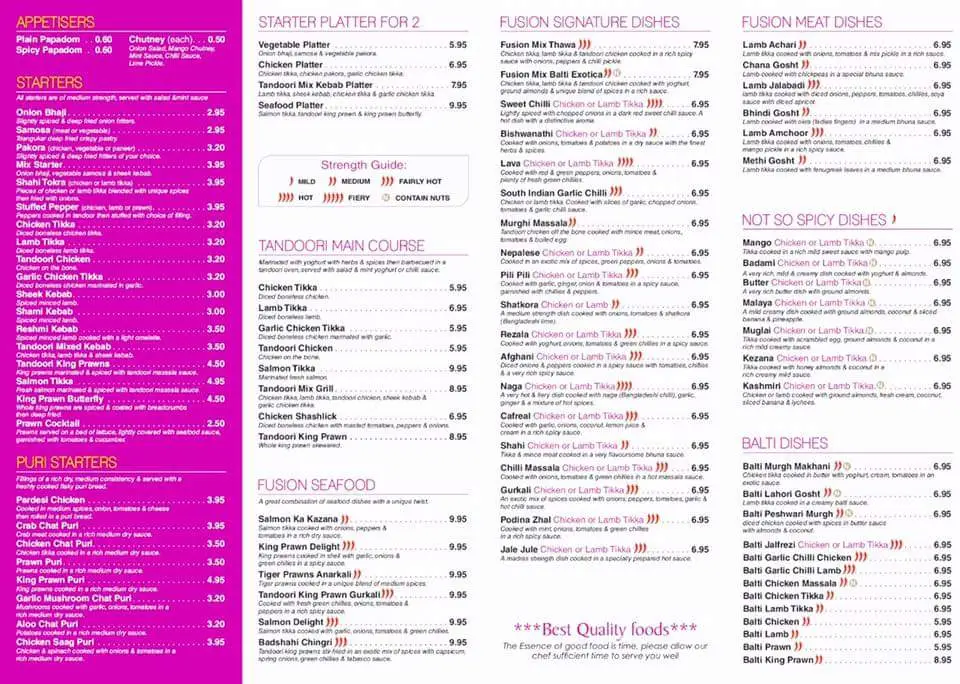Menu_Spice Fusion Takeaway_Longtown_image_4