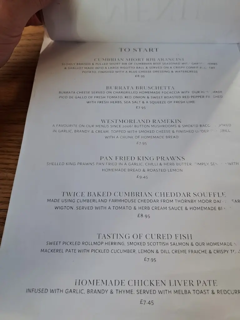 Menu_The Crown & Thistle_Longtown_image_3