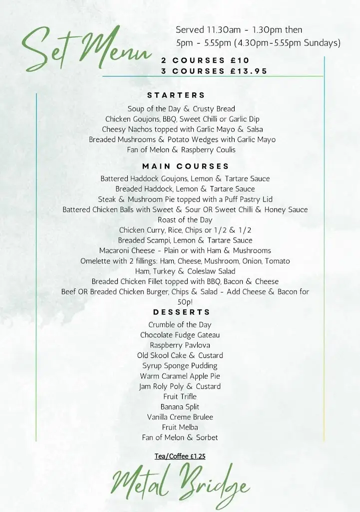 Menu_Metal Bridge Inn_Longtown_image_4