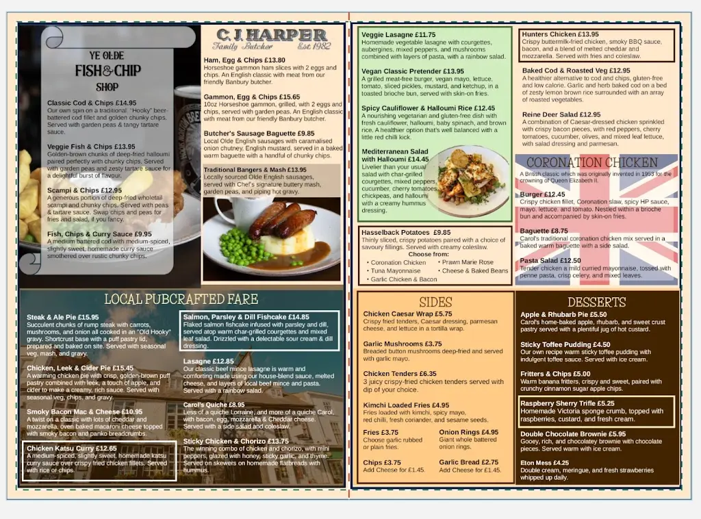Menu_Ye Olde Reine Deer Inn_Adderbury_image_1