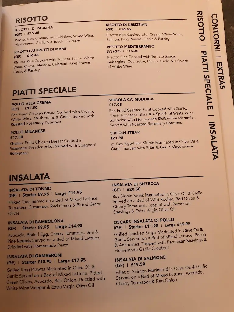 Menu_Oscars Pizza Co Ltd_Abbots Langley_image_1