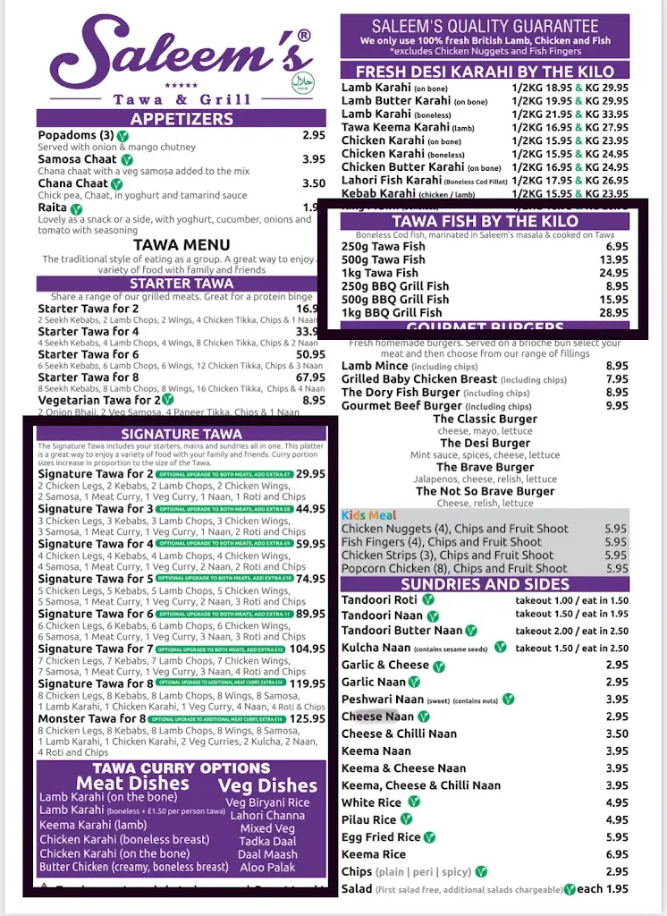 Menu_Saleem's Tawa & Grill_Longsight_image_1