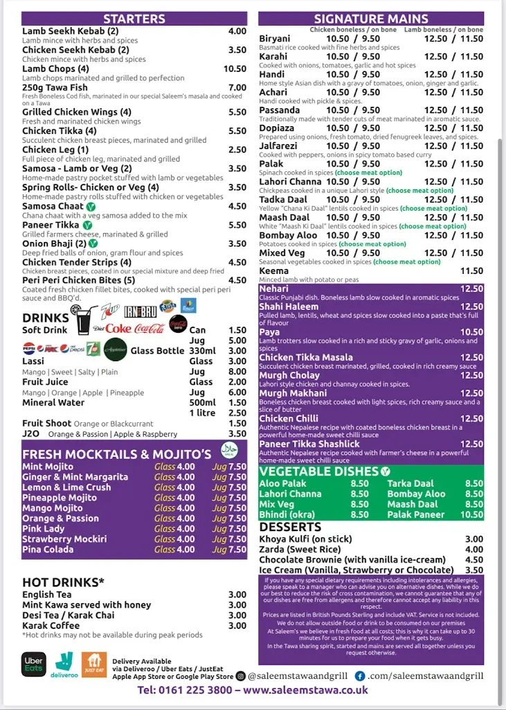 Menu_Saleem's Tawa & Grill_Longsight_image_2