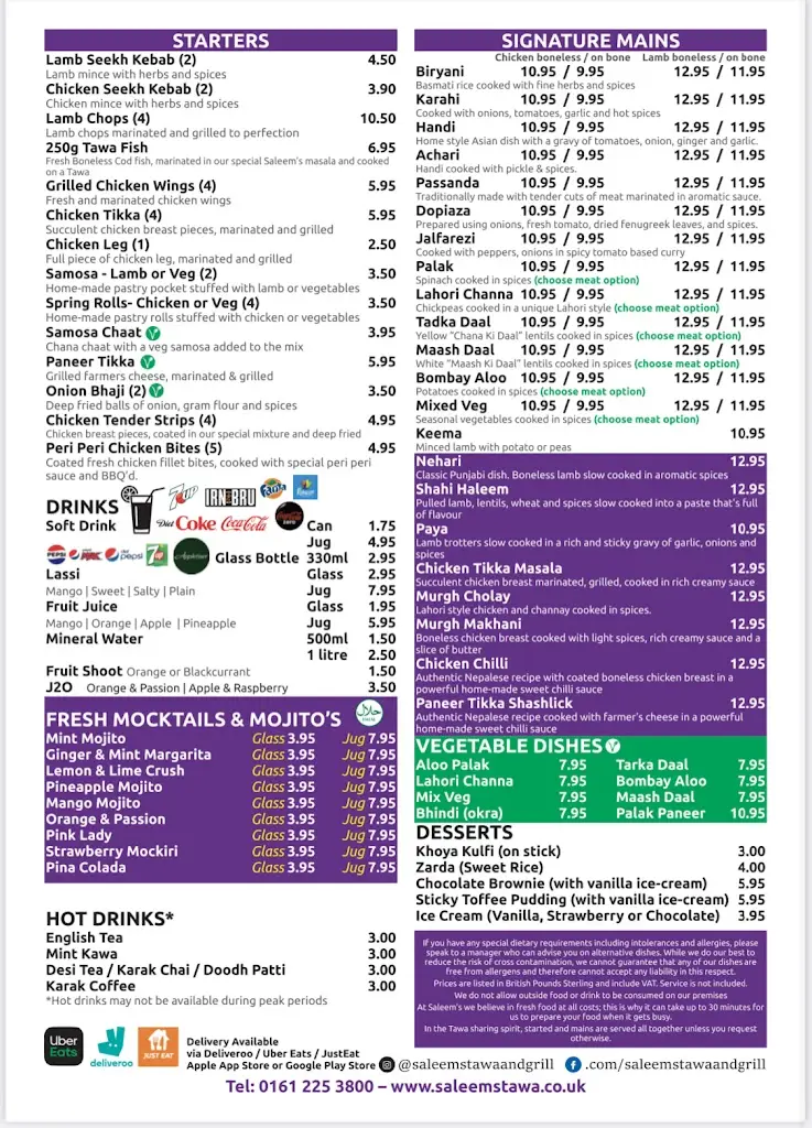 Menu_Saleem's Tawa & Grill_Longsight_image_3