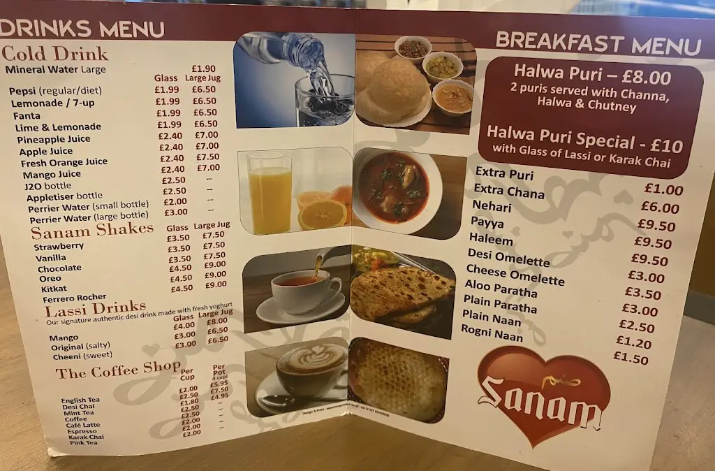 Menu_Sanam Sweet House & Restaurant_Longsight_image_1