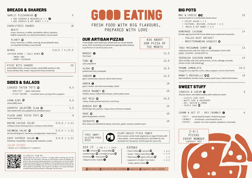 Menu_Jam Garden, Loughborough_Loughborough_image_1