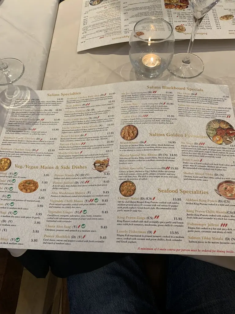 Menu_Salim's_Loughborough_image_2