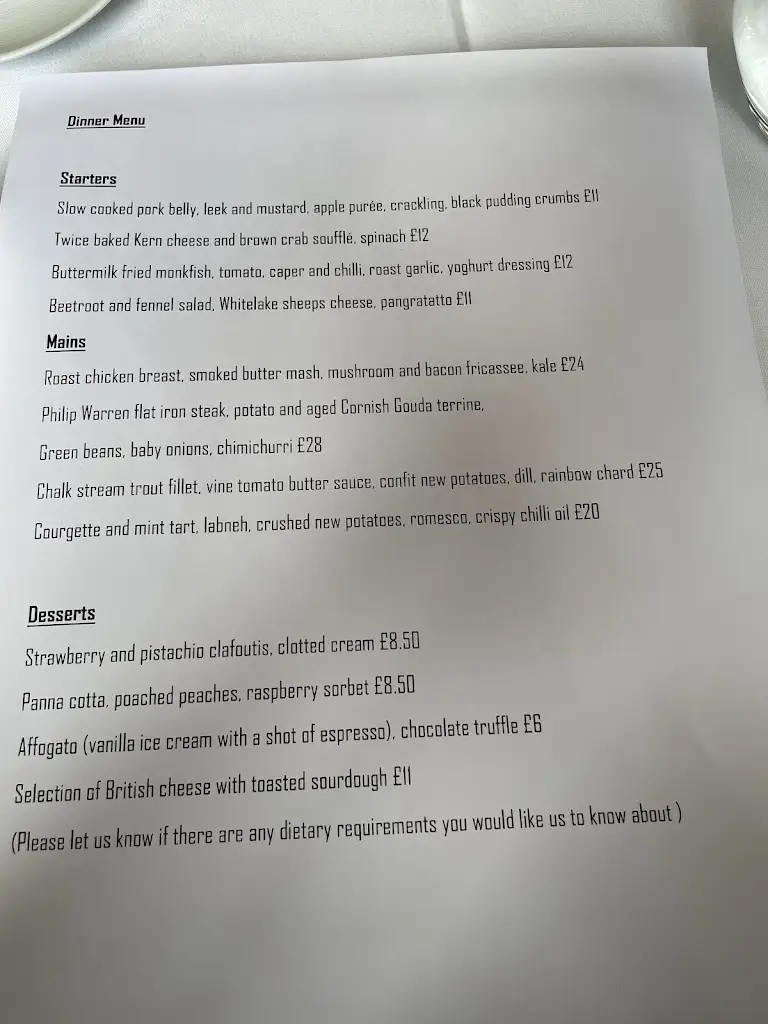 Menu_Asquiths Restaurant_Lostwithiel_image_1