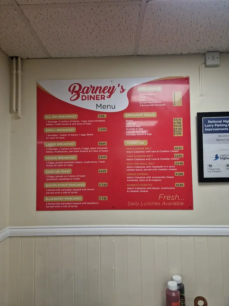 Menu_Barney's Diner_Barnetby le Wold_image_1