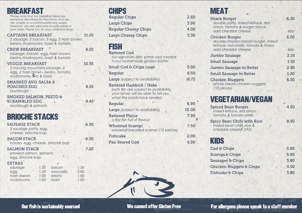 Menu_The Coddy Shack_Looe_image_2