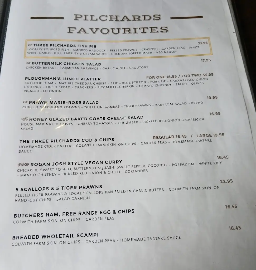 Menu_The Three Pilchards_Looe_image_2