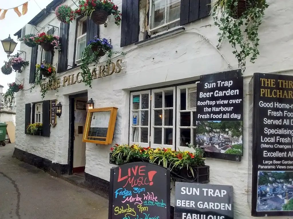 The Three Pilchards restaurant in Looe