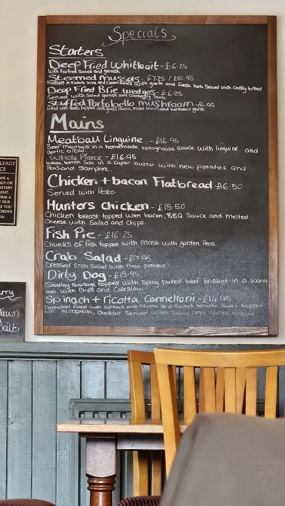 Menu_The Globe Inn, Looe_Looe_image_1