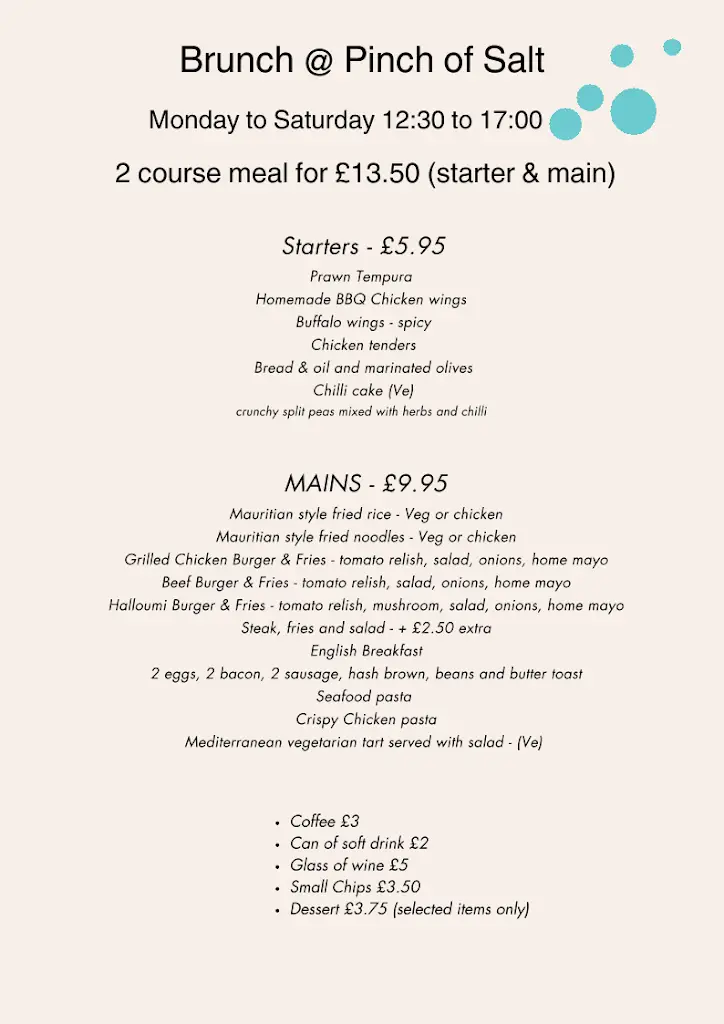 Menu_Pinch of Salt Restaurant_Barnet_immagine_4