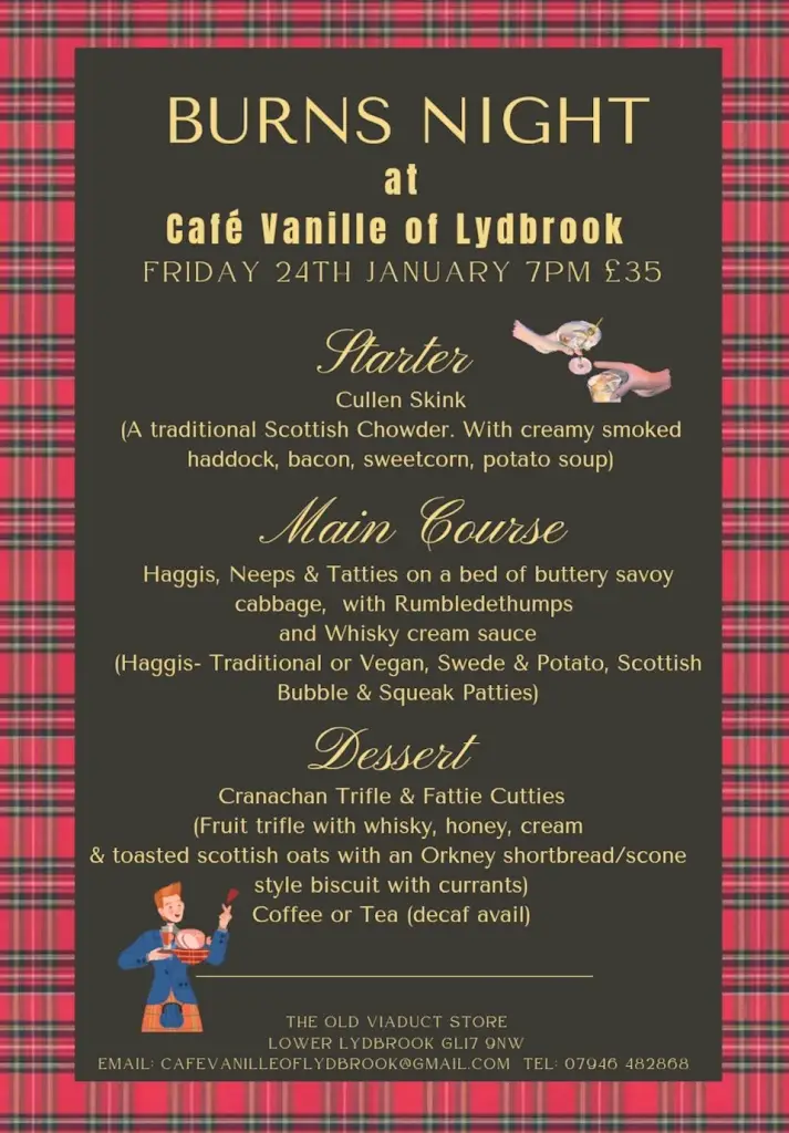 Menu_Cafe Vanille of Lydbrook_Lydbrook_immagine_1