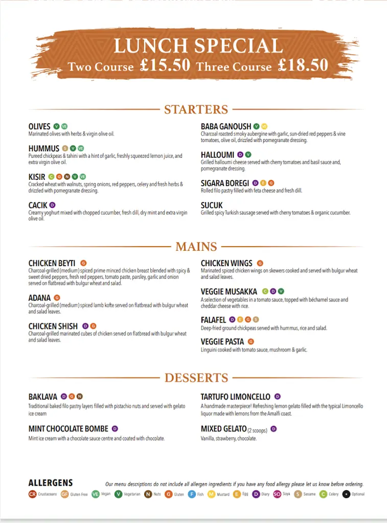 Menu_The Bridge Grill Restaurant_Lower Kingswood_image_1