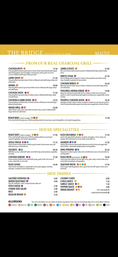 Menu_The Bridge Grill Restaurant_Lower Kingswood_image_3