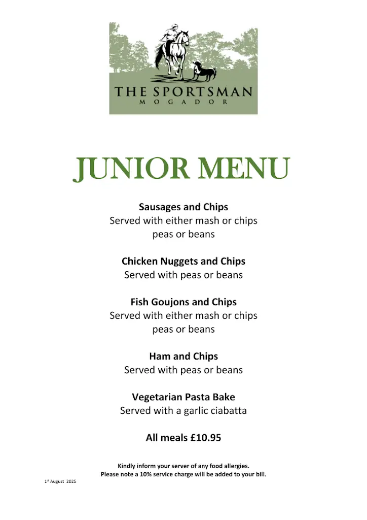 Menu_The Sportsman_Lower Kingswood_image_4