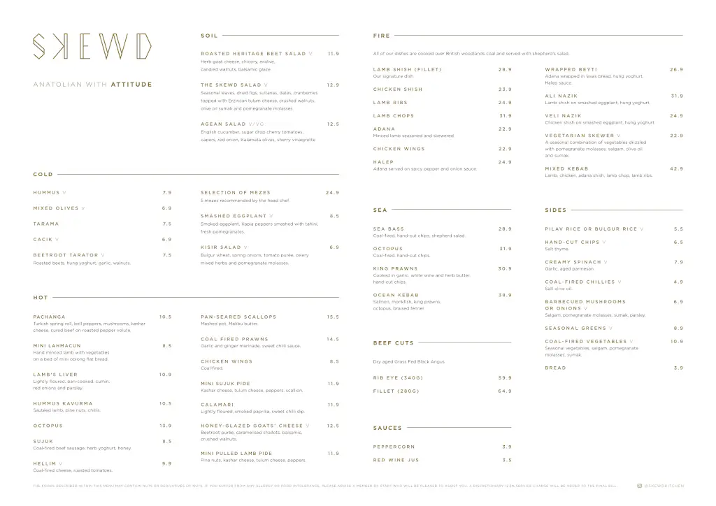 Menu_Skewd Cockfosters_Barnet_immagine_1