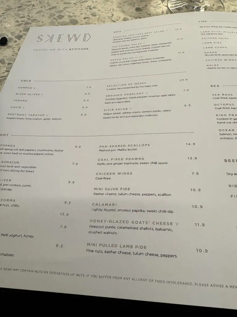 Menu_Skewd Cockfosters_Barnet_immagine_3