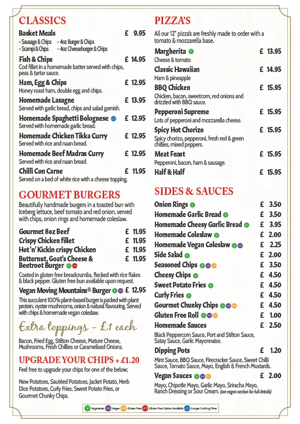 Menu_The Queens Head_Ludgershall_image_2