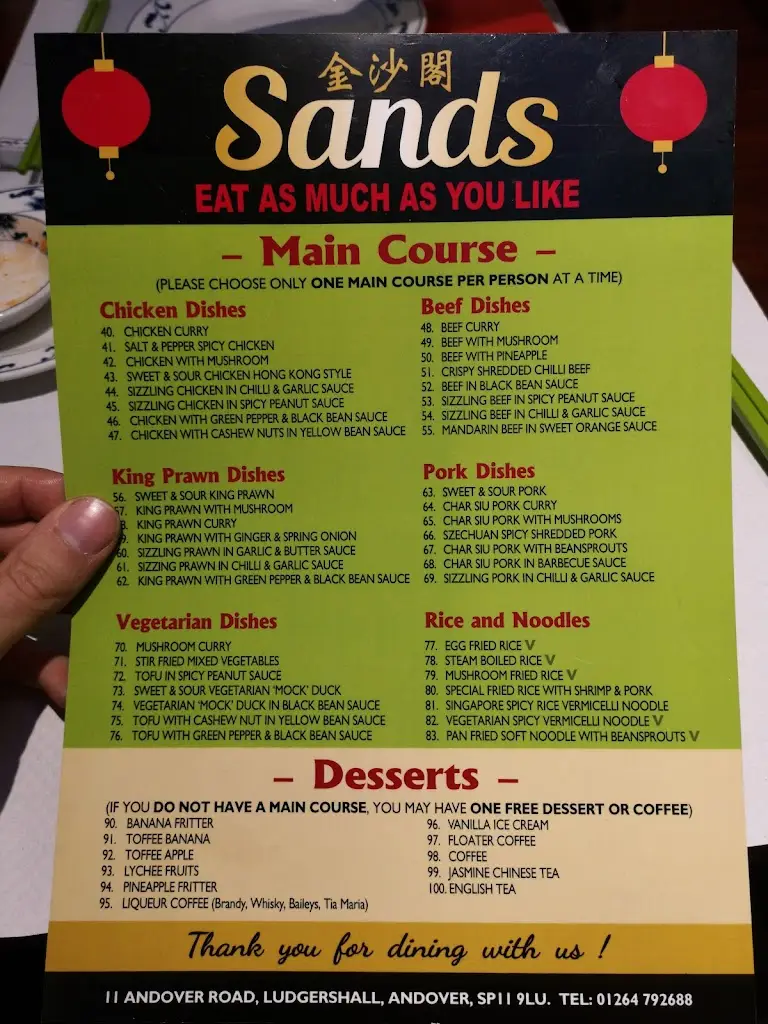 Menu_Sands Chinese Restaurant_Ludgershall_image_4