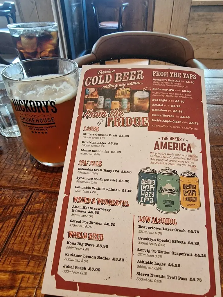 Menu_Hickory's Smokehouse Swindon_Lydiard Millicent_image_1