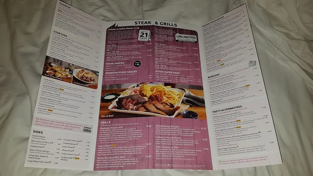 Menu_The Lydiard Beefeater_Lydiard Millicent_image_2