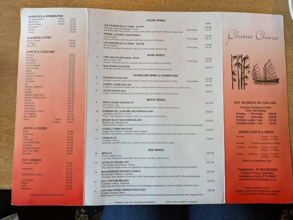 Menu_China China_Lyminge_image_4