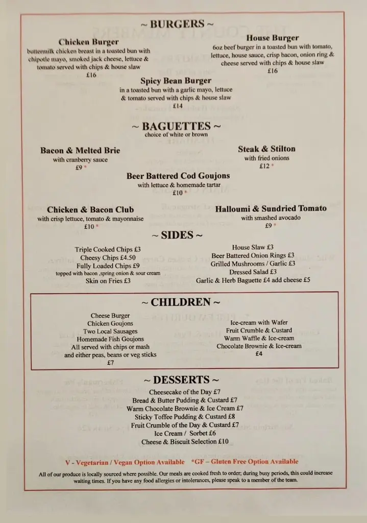 Menu_The County Members_Lympne_image_3