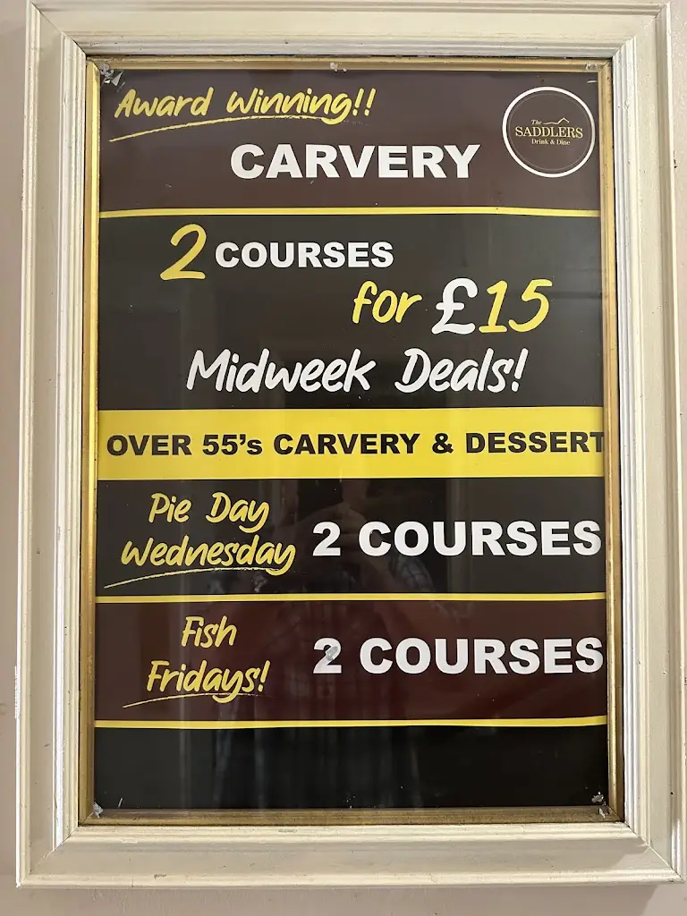 Menu_The Saddlers_Lympstone_image_2