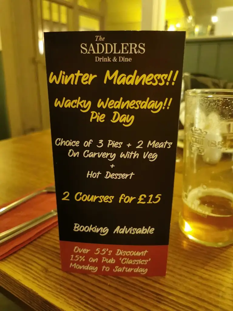 Menu_The Saddlers_Lympstone_image_4
