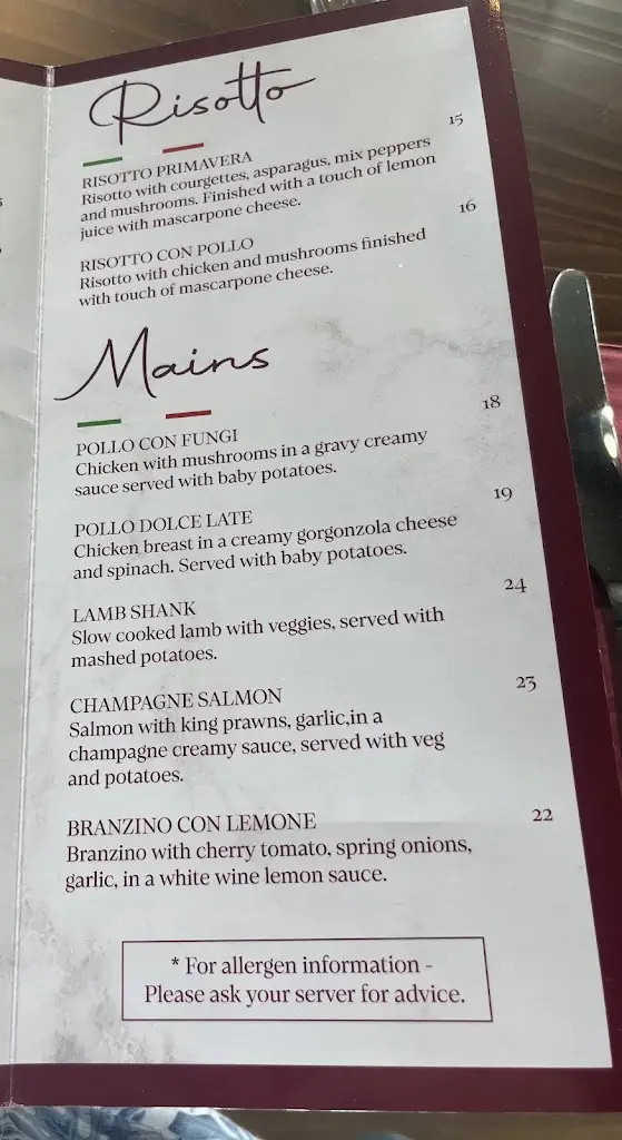 Menu_Sanremo Italian Restaurant Lydney_Lydney_image_4