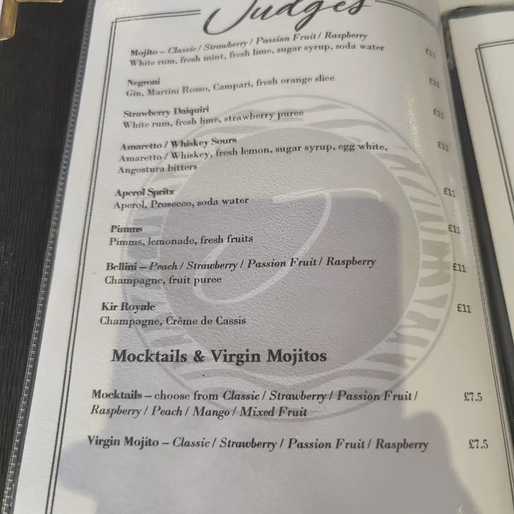 Menu_Judges Barnet Restaurant_Barnet_image_1