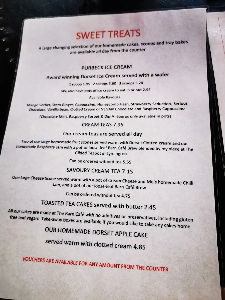Menu_The Barn Cafe Dorset_Lytchett Matravers_image_3