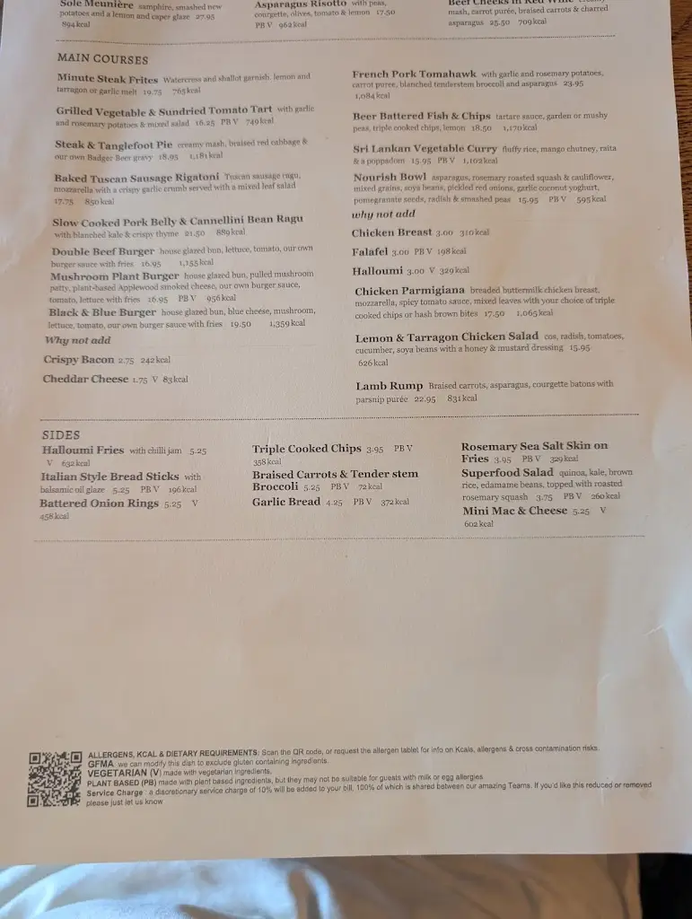 Menu_St Peters Finger_Lytchett Matravers_image_4