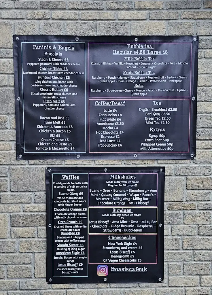 Menu_Oasis Cafe_Lyneham_image_1