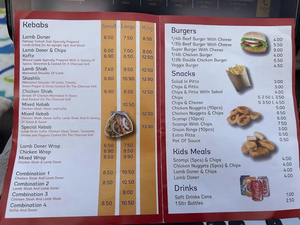 Menu_Lyneham Kebab House_Lyneham_image_2