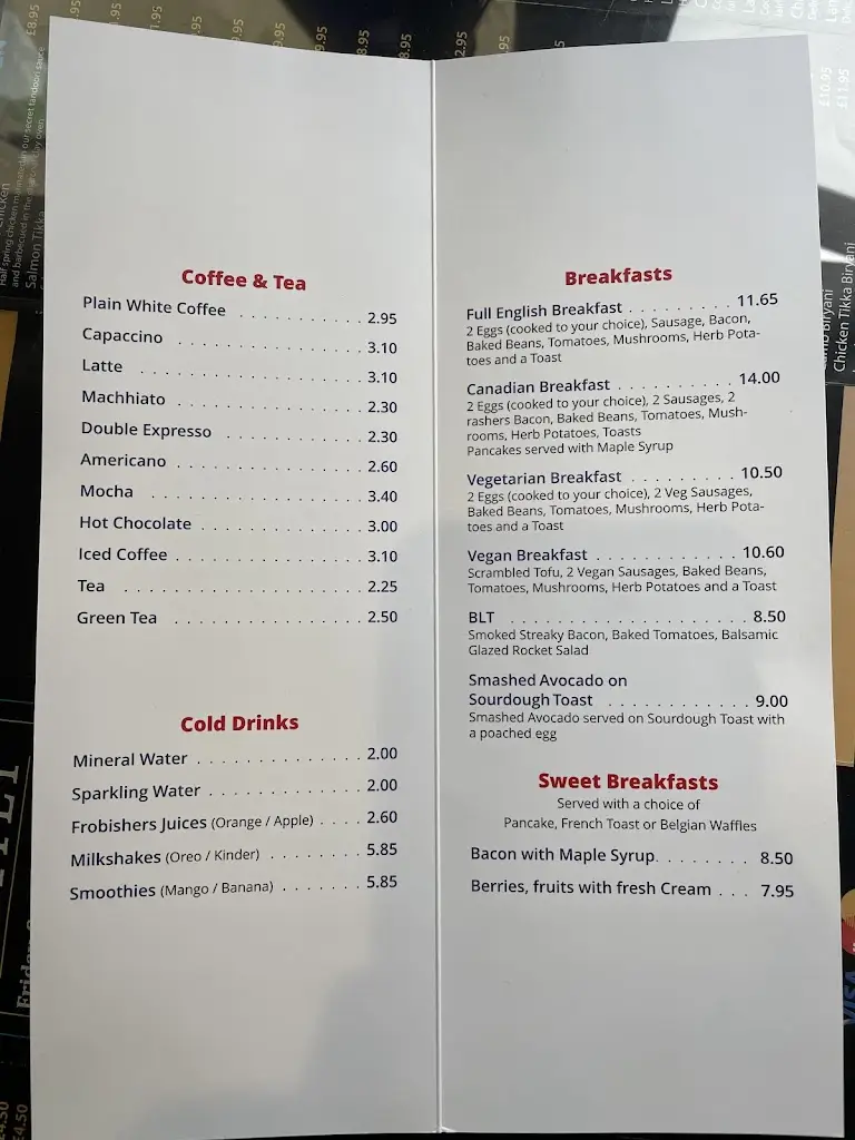 Menu_The Waterfall Restaurant_Lower Earley_image_1