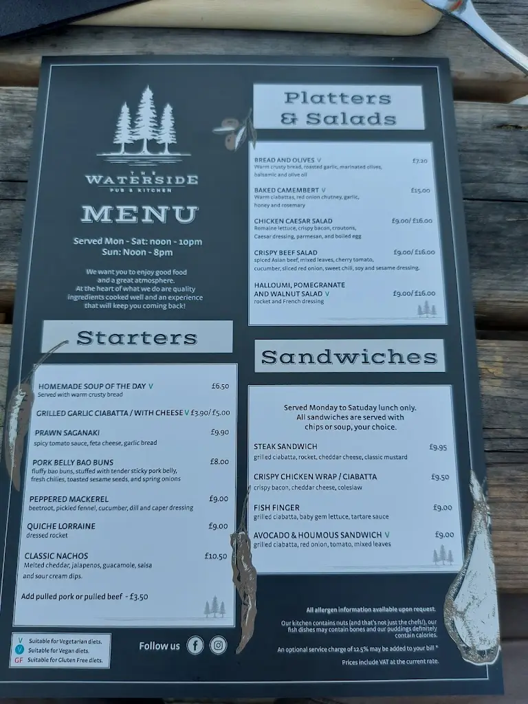 Menu_The Waterside_Lower Earley_immagine_1