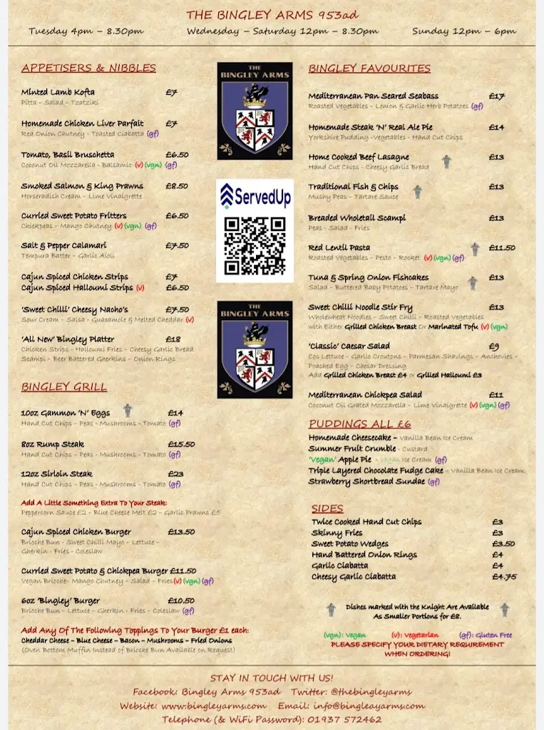 Menu_The Bingley Arms_Bardsey_image_1