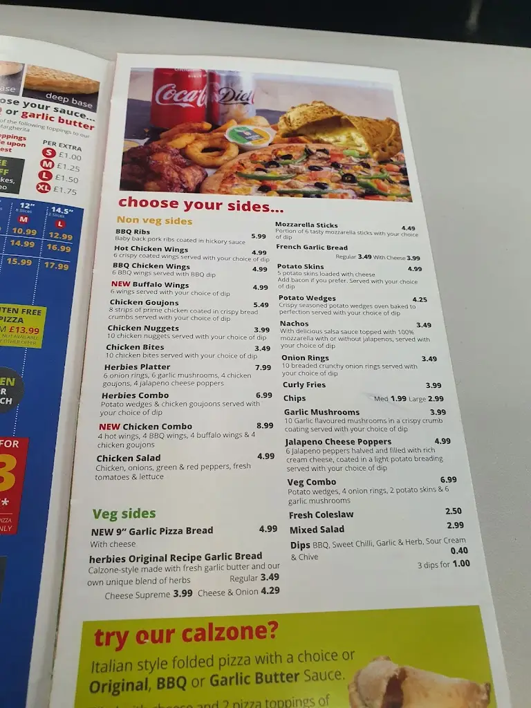 Menu_Herbies Pizza, Earley, Reading_Lower Earley_image_1