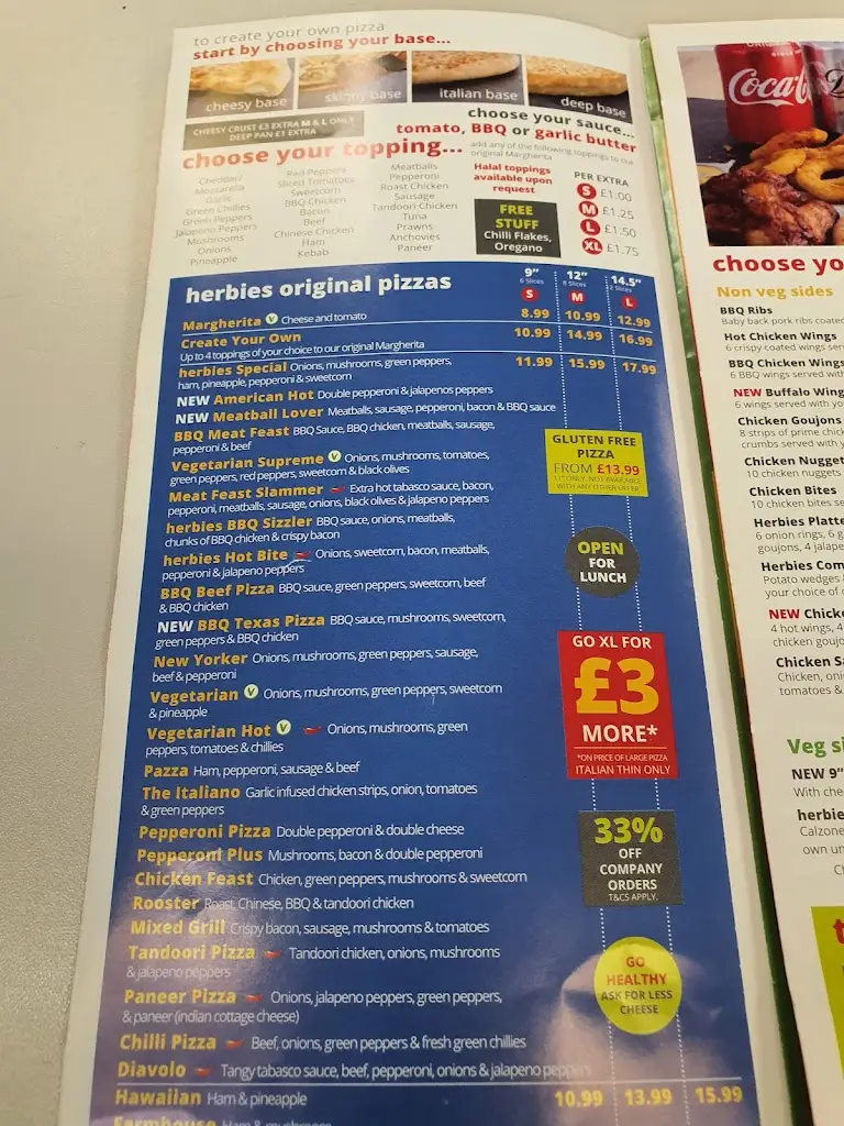 Menu_Herbies Pizza, Earley, Reading_Lower Earley_image_2
