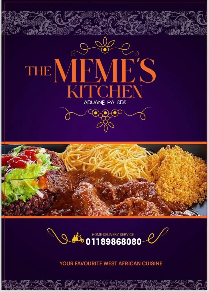 Menu_The Meme's Kitchen_Lower Earley_image_1