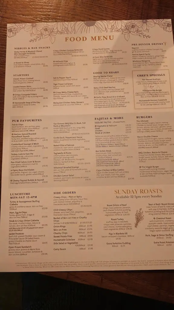 Menu_The Shinfield Arms_Lower Earley_image_1