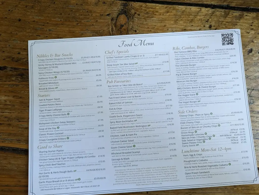 Menu_The Shinfield Arms_Lower Earley_image_3