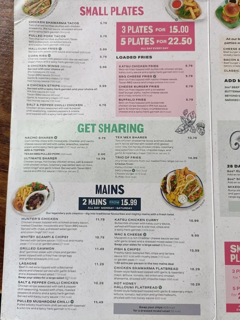 Menu_Golden Fleece_Lymm_image_1