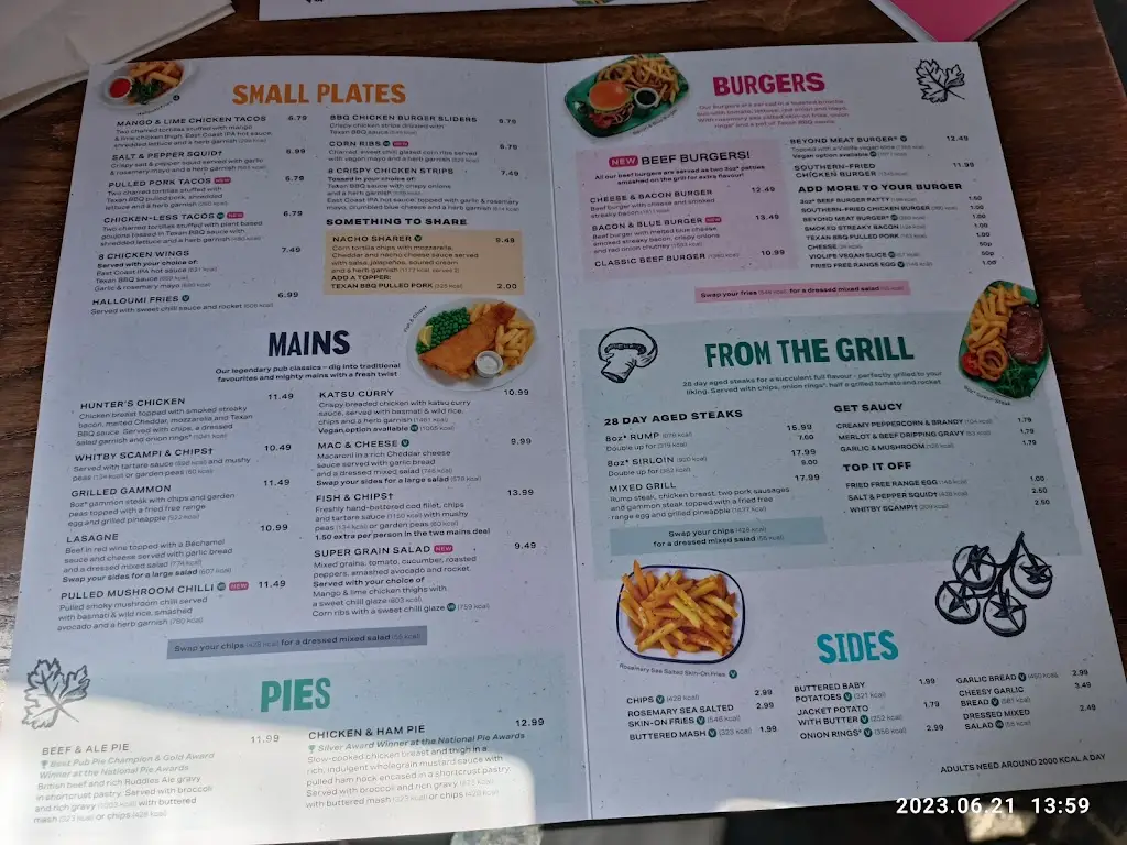 Menu_Golden Fleece_Lymm_image_4