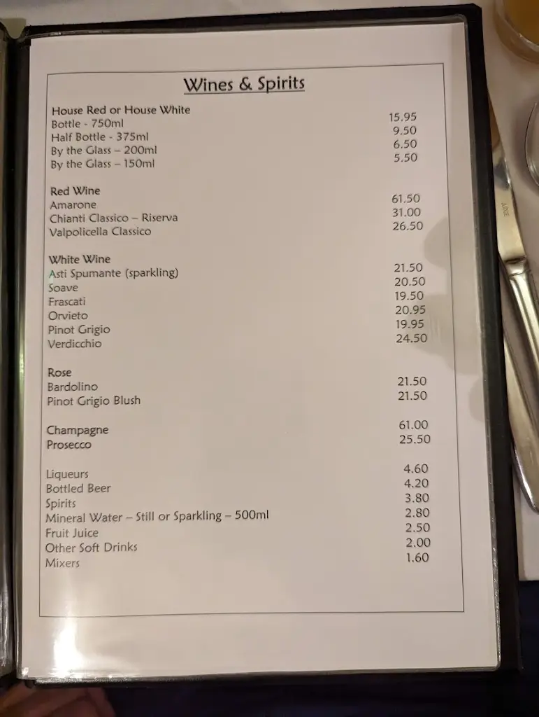 Menu_La Trattoria_Luton_image_2