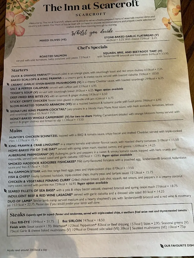 Menu_The Inn At Scarcroft_Bardsey_image_4